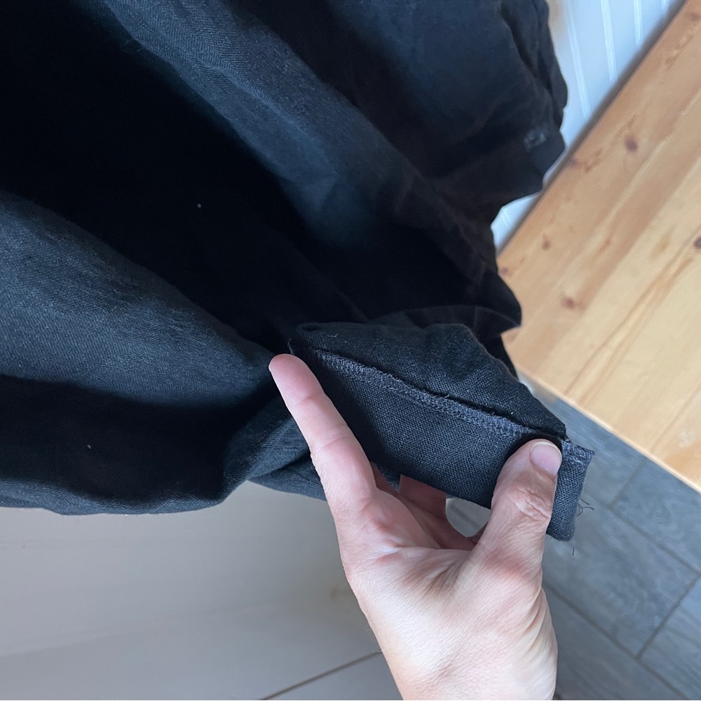 Pyne and Smith Black linen dress. Size XS - Picture 6 of 8